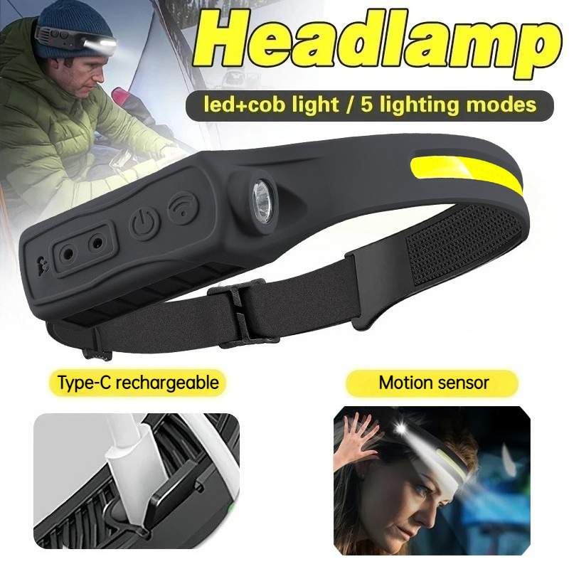 Led Headlight Bulbs - Lampu Kepala Sensor LED COB yang