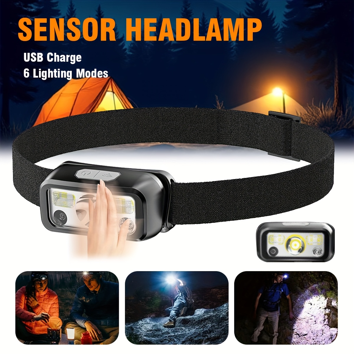 Led Headlight Bulbs - Lampu Kepala Sensor LED COB yang