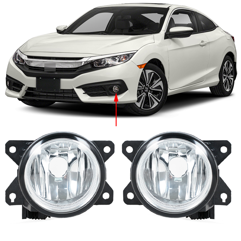 Car Accessories For Road Trip - Lampu kabut Bumper depan mobil, Aksesori