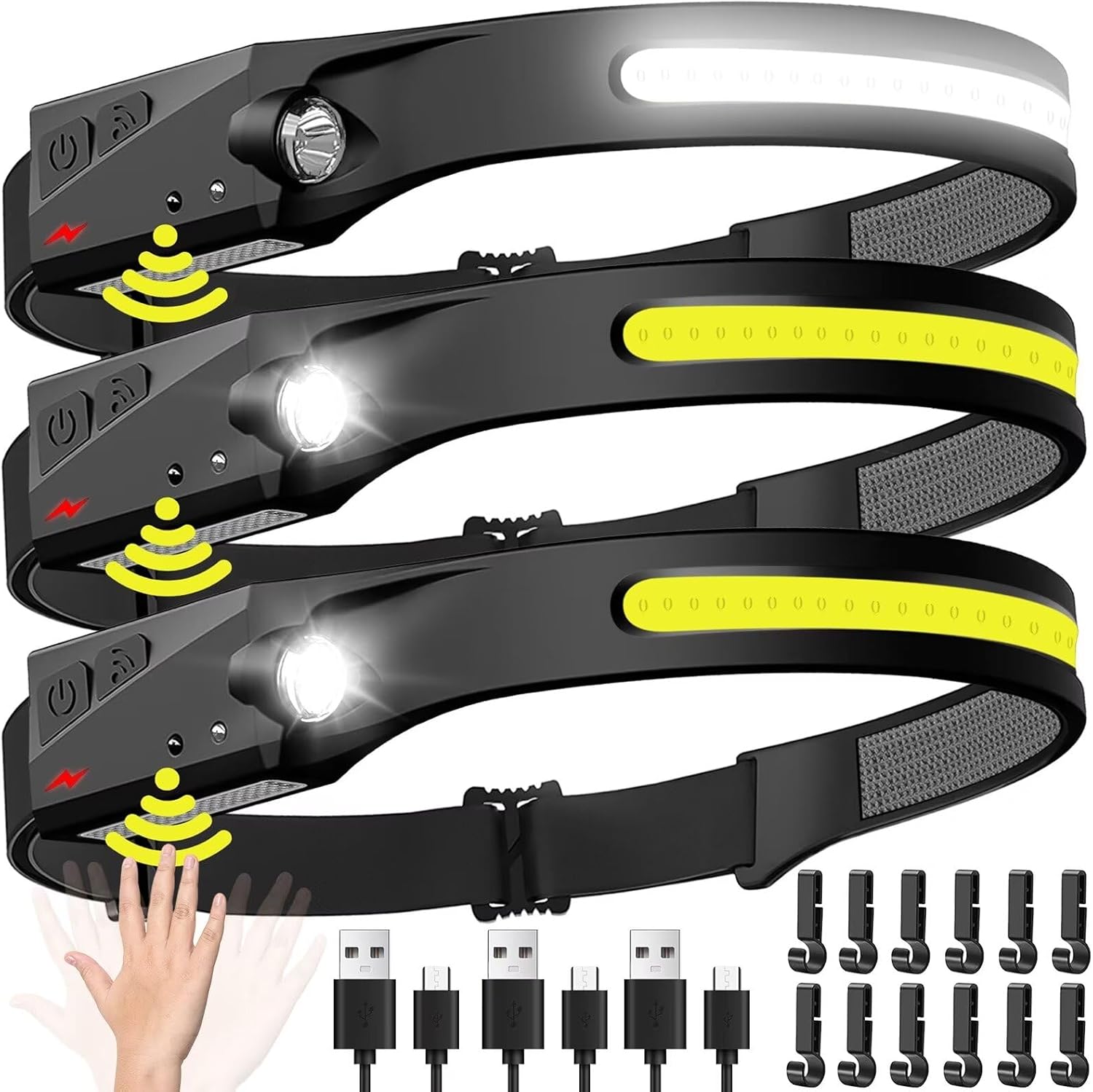 Led Headlight Bulbs - Lampu Depan Sensor LED Senter Kepala