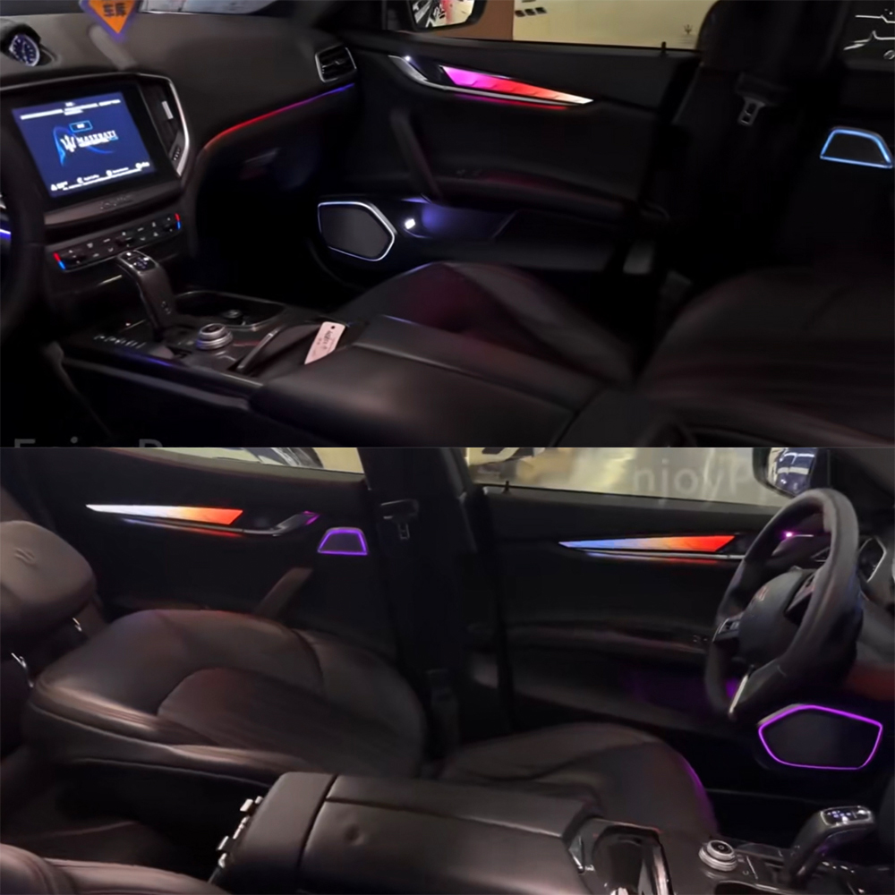 Lampu Ambient LED 64 Warna unt - Led Interior Ambient Light ulasan dan harga