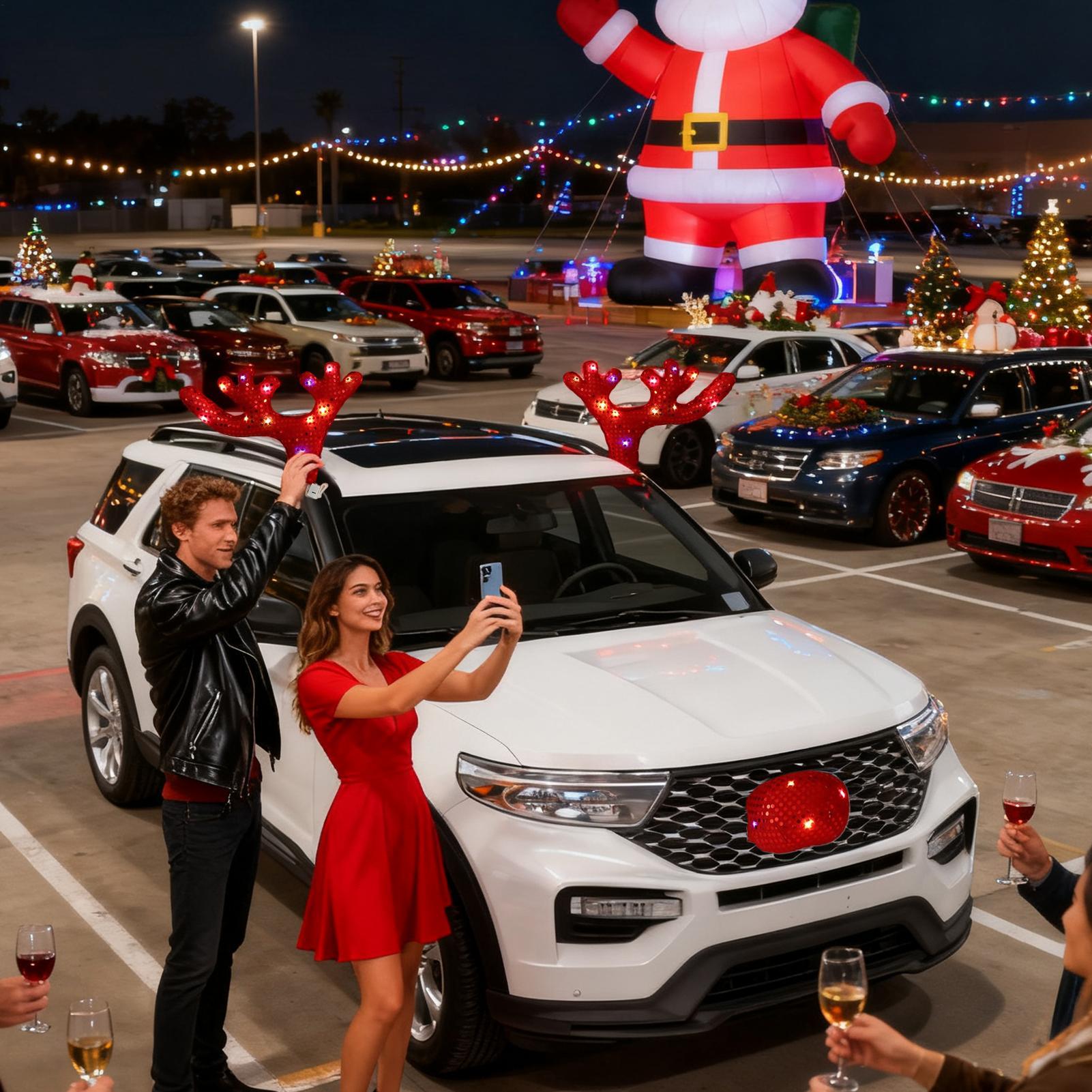 Dekorasi Natal Mobil Lucu dan  - Car Accessories For Winter ulasan dan harga