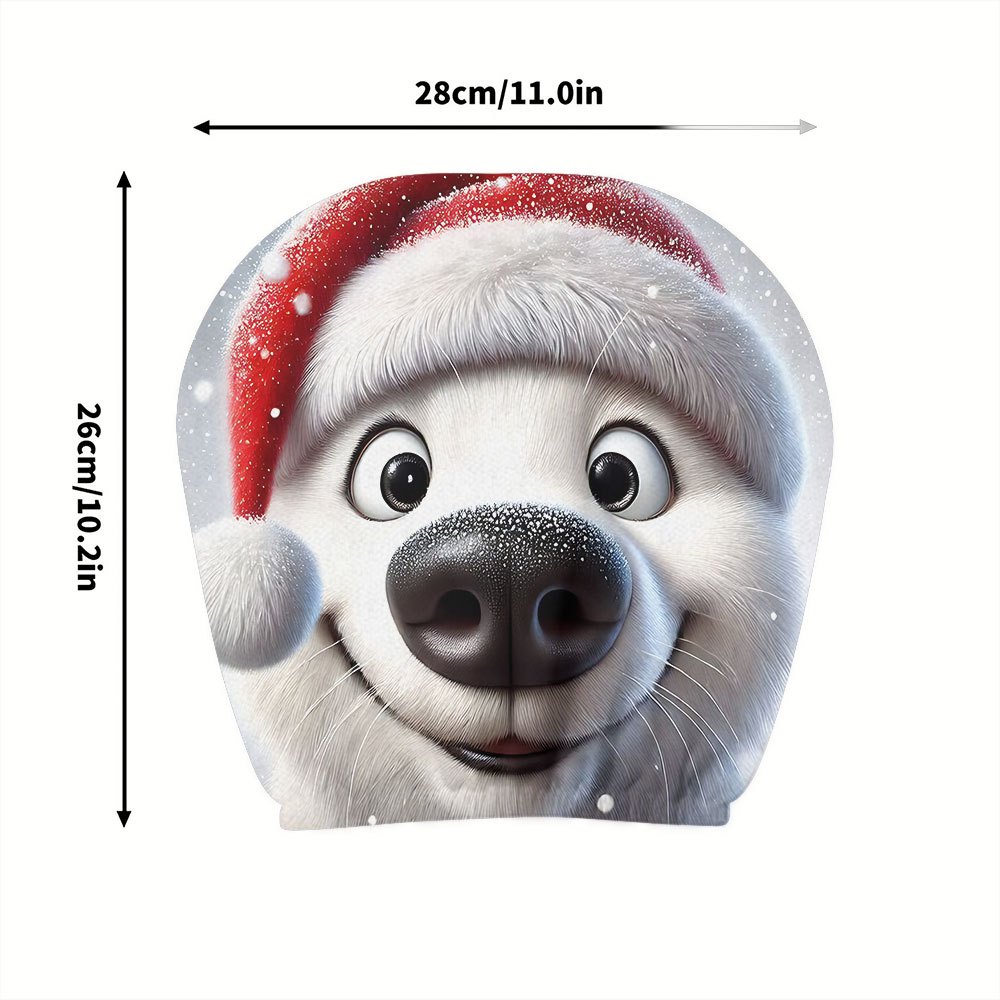 2 buah topi Natal, penutup san - Car Accessories For Winter ulasan dan harga