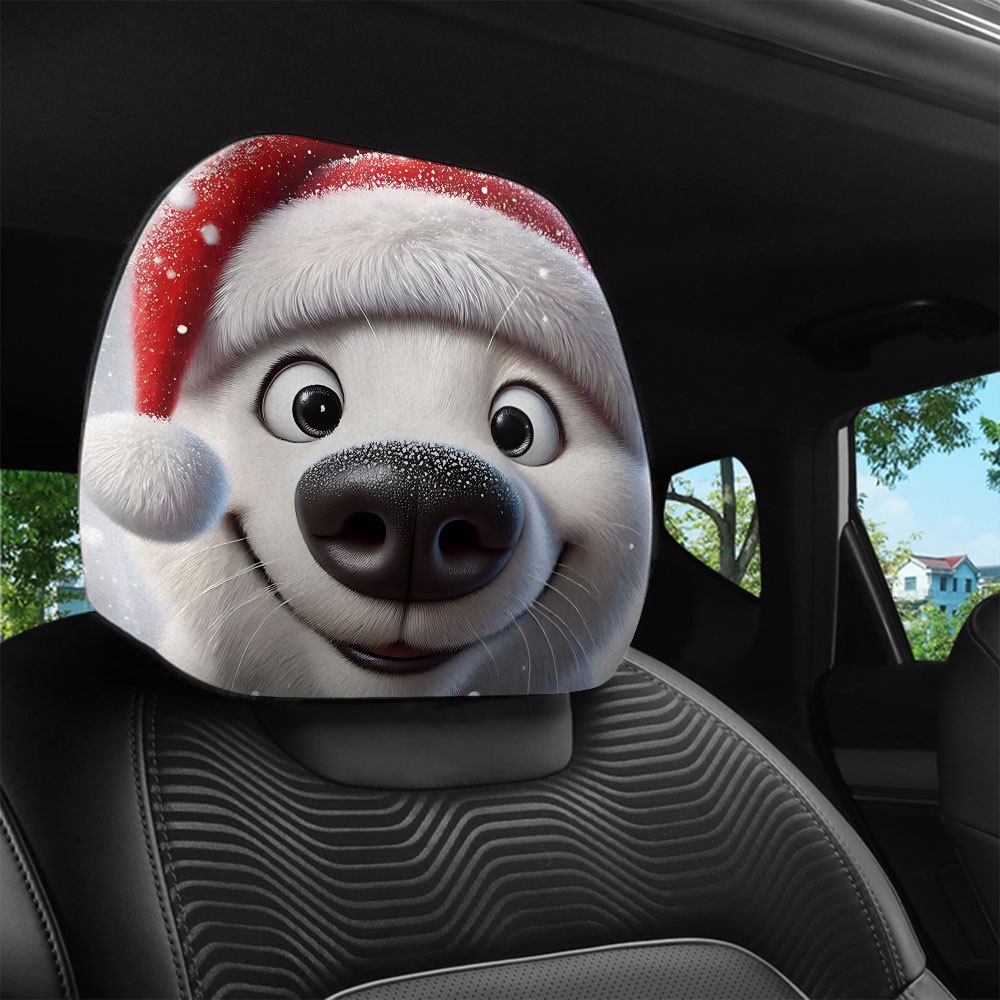 2 buah topi Natal, penutup san - Car Accessories For Winter ulasan dan harga