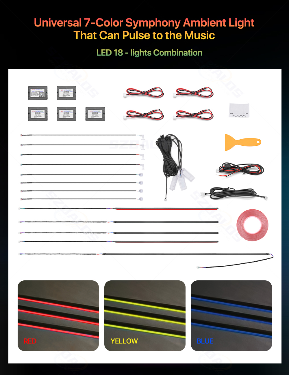 Kit Lampu Ambient Mobil Terlar - Led Interior Ambient Light ulasan dan harga