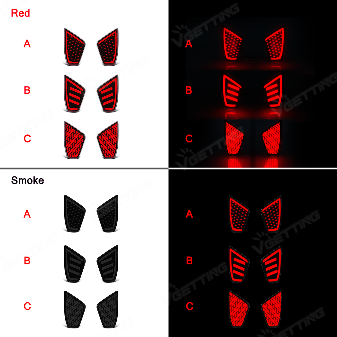Lampu Reflektor Bumper Belakan - Car Accessories For Road Trip ulasan dan harga