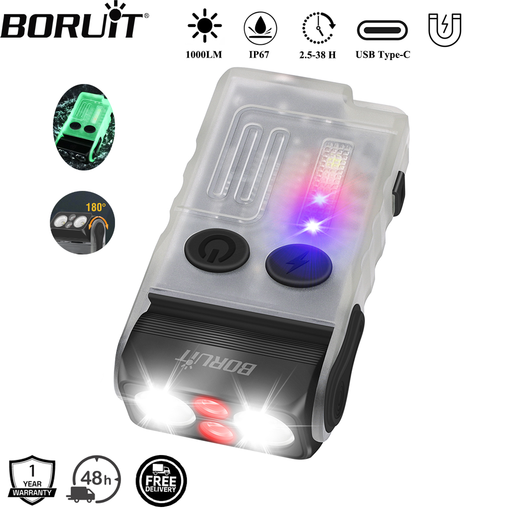 BORUiT V20 Buzzer EDC LED Gant - Led Headlight Bulbs ulasan dan harga