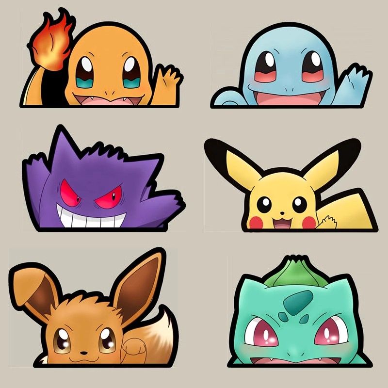 Stiker jendela mobil Pokémon,  - Car Accessories Window ulasan dan harga