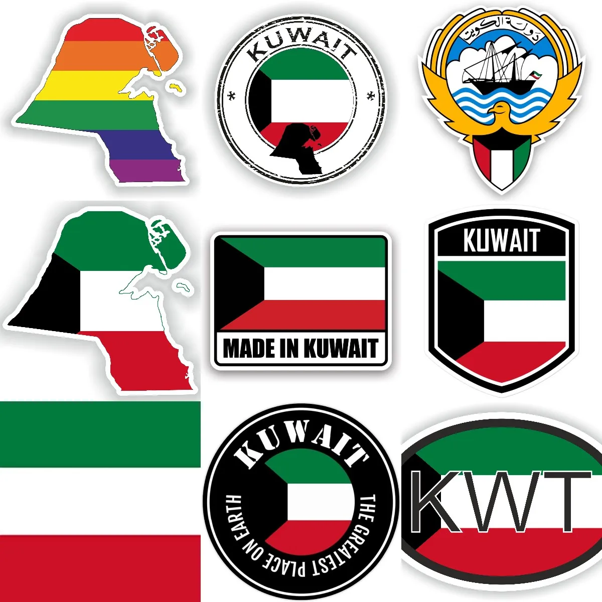 Stiker PVC Kreatif Lambang Nas - Car Accessories Kuwait ulasan dan harga