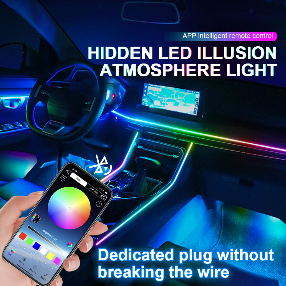 6/10/14/18 in 1 Lampu Akrilik  - Led Interior Ambient Light ulasan dan harga