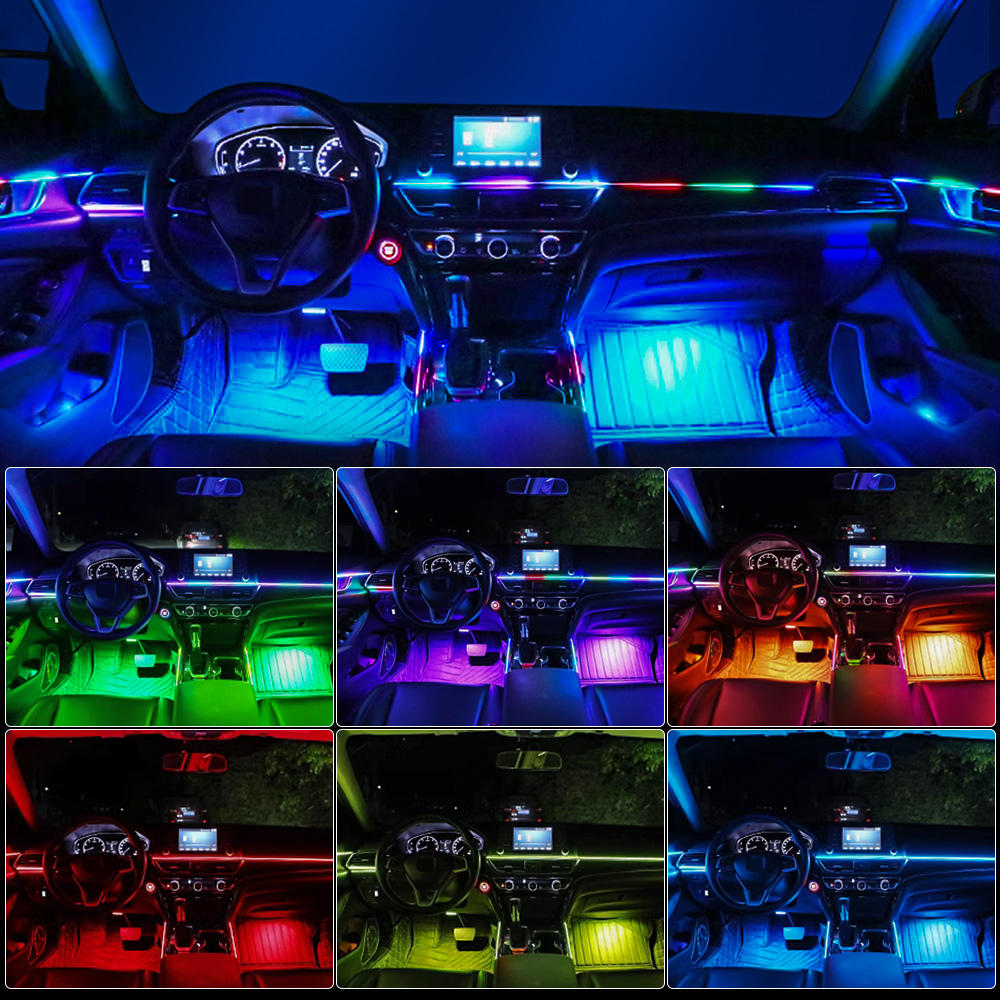 6/10/14/18 in 1 Lampu Akrilik  - Led Interior Ambient Light ulasan dan harga