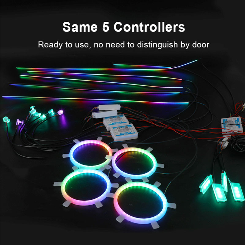 Lampu Ambient Kustom Pabrik, M - Led Interior Ambient Light ulasan dan harga